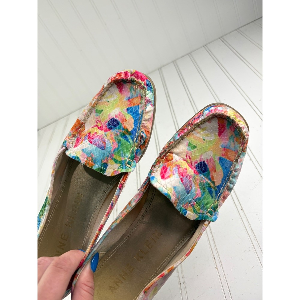 Anne Klein Vama Colorful Multicolor Floral Flats Loafers Women's Size 9.5 - Picture 11 of 11